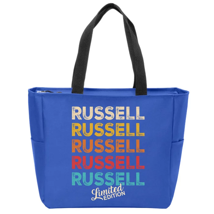 Russell First Name Gift Funny Russell Limited Edition Gift Zip Tote Bag