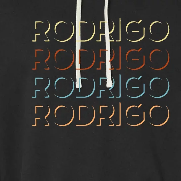 Rodrigo First Name My Personalized Named Garment-Dyed Fleece Hoodie