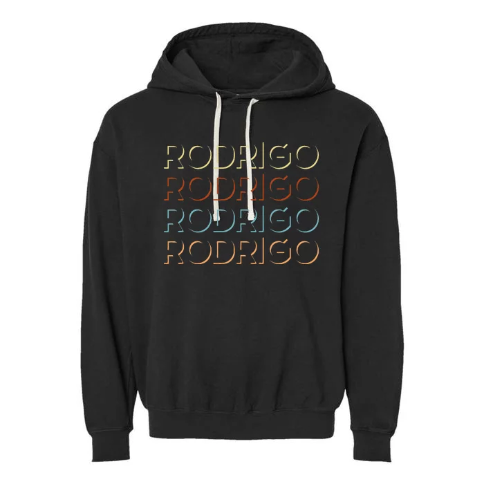 Rodrigo First Name My Personalized Named Garment-Dyed Fleece Hoodie