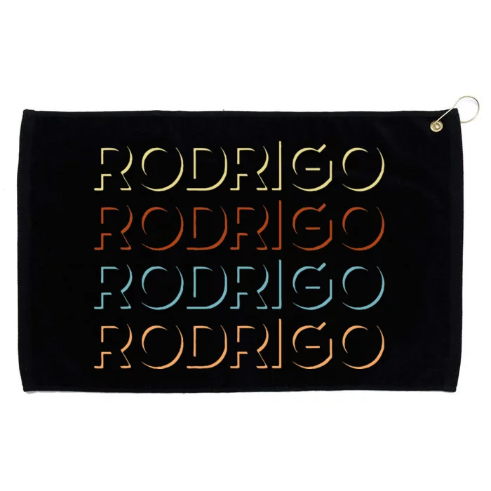 Rodrigo First Name My Personalized Named Grommeted Golf Towel