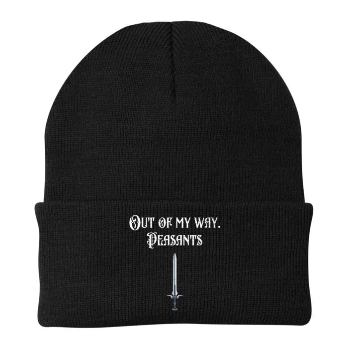 Renaissance Festival Out Of My Way Peasants Knit Cap Winter Beanie