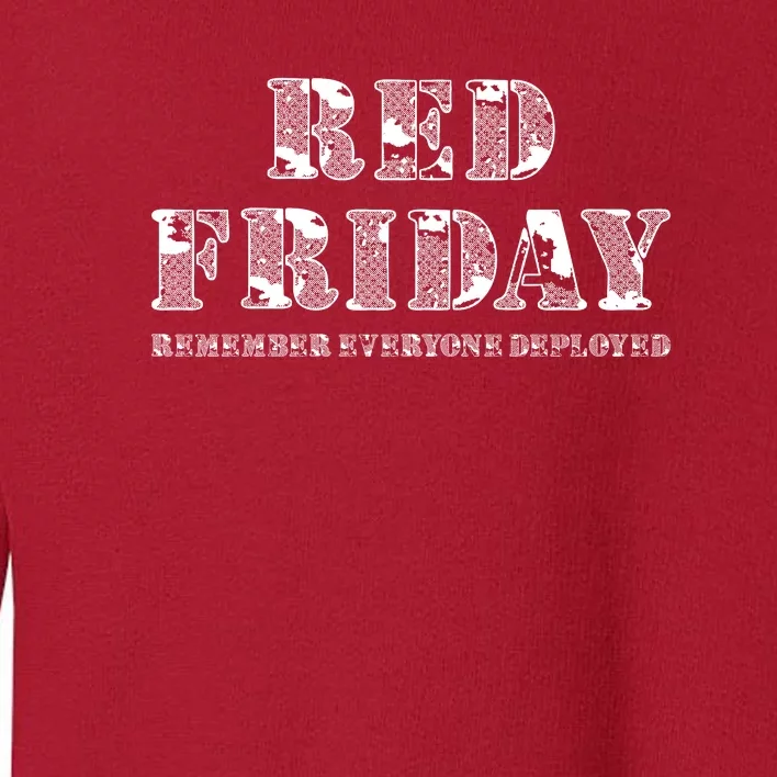 Red Friday | On Fridays We Wear Red Toddler Sweatshirt