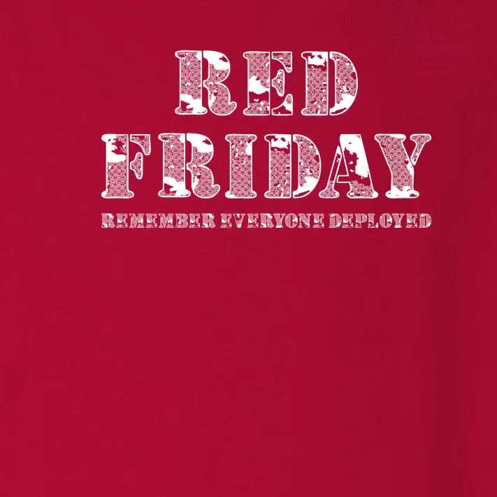 Red Friday | On Fridays We Wear Red Toddler Long Sleeve Shirt