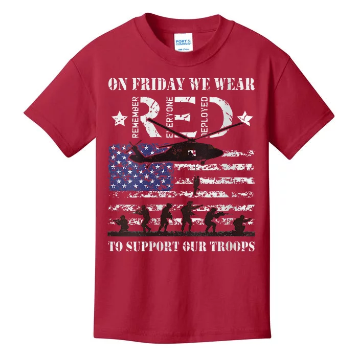 Red Friday | On Fridays We Wear Red Kids T-Shirt