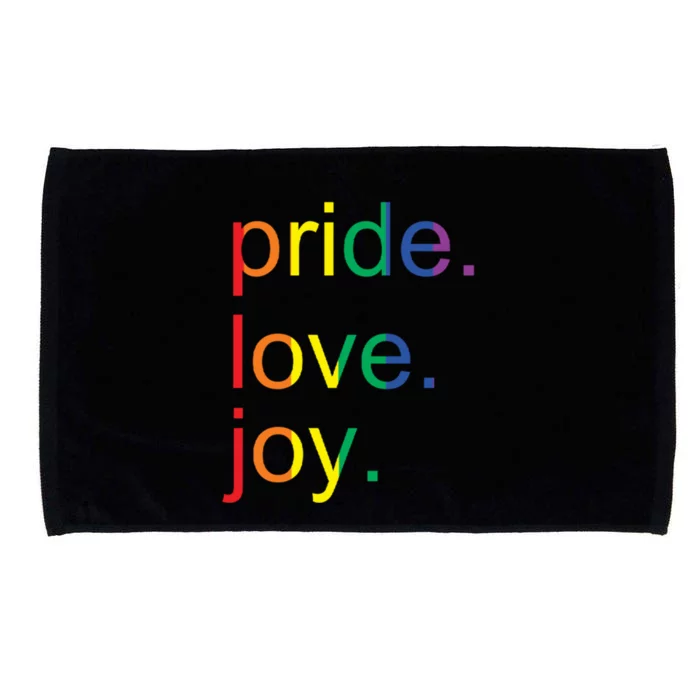 Rainbow Flag Pride Gay Lgbtq+ Gift Microfiber Hand Towel