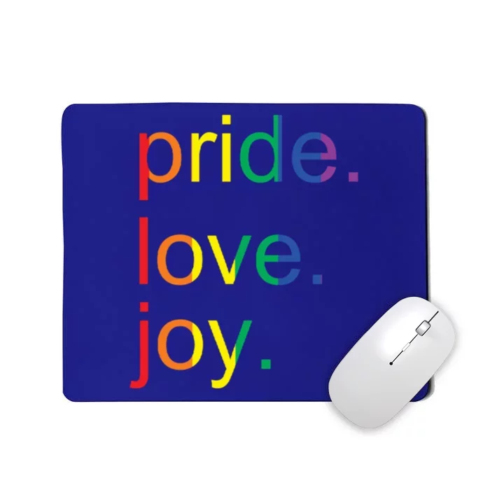 Rainbow Flag Pride Gay Lgbtq+ Gift Mousepad