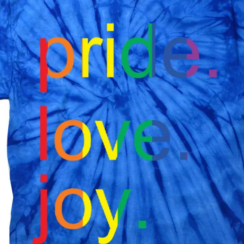 Rainbow Flag Pride Gay Lgbtq+ Gift Tie-Dye T-Shirt