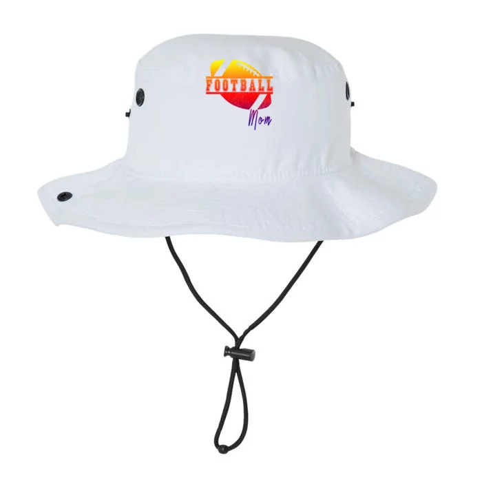 Retro Football Parent Design Meaningful Gift Matching Family Meaningful Gift Mom Legacy Cool Fit Booney Bucket Hat