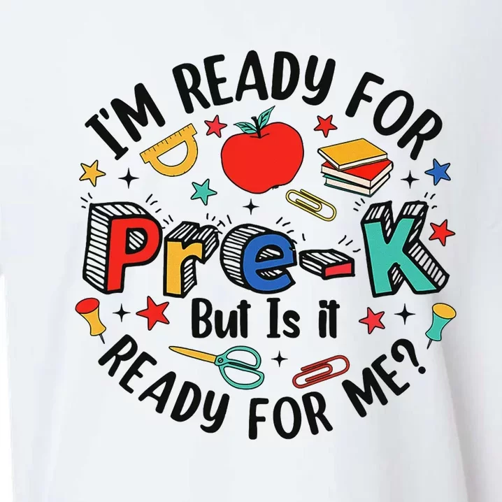 Ready For Prek Is It Ready For Me? Sueded Cloud Jersey T-Shirt