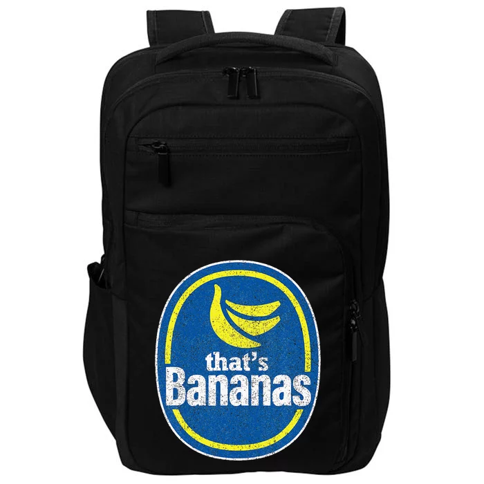 Retro Funny Pretend ThatS Bananas Halloween Impact Tech Backpack