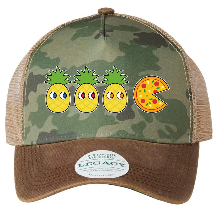 Retro Funny Pineapple Pizza Video Game Legacy Tie Dye Trucker Hat