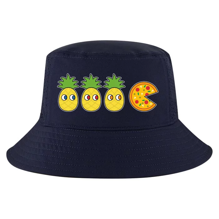 Retro Funny Pineapple Pizza Video Game Cool Comfort Performance Bucket Hat