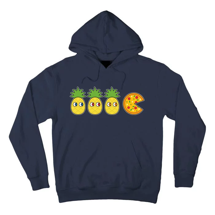 Retro Funny Pineapple Pizza Video Game Tall Hoodie