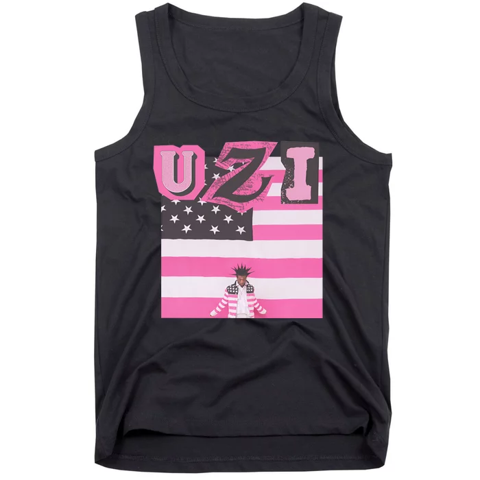 Rapper Flag Pink Tape For Fan Lover Pink Flag Tank Top