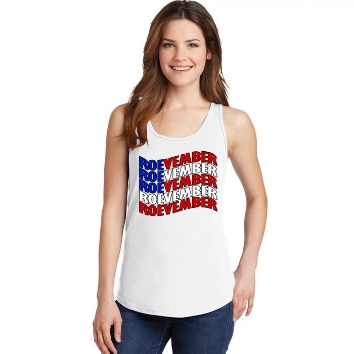 Roevember Feminist Pro Choice November Ladies Essential Tank