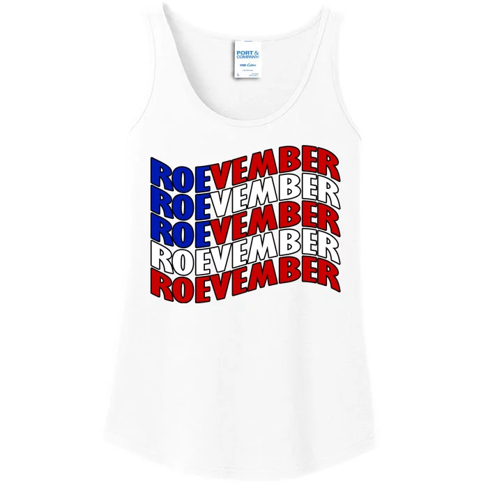 Roevember Feminist Pro Choice November Ladies Essential Tank