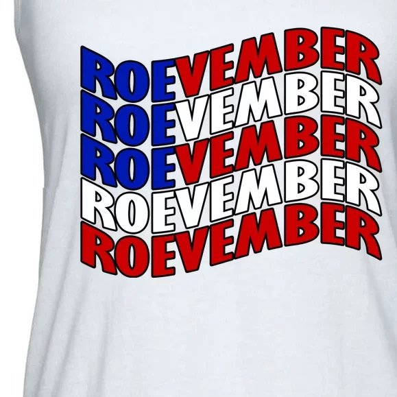 Roevember Feminist Pro Choice November Ladies Essential Flowy Tank