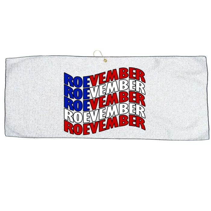 Roevember Feminist Pro Choice November Large Microfiber Waffle Golf Towel