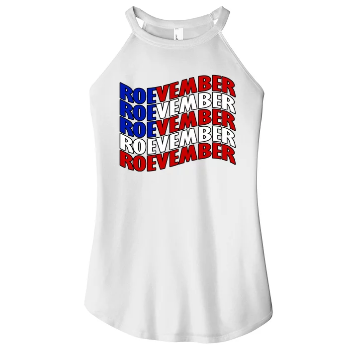 Roevember Feminist Pro Choice November Women’s Perfect Tri Rocker Tank