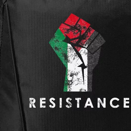 Raised Fist Palestine Flag Save Gaza City Backpack