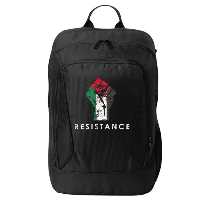 Raised Fist Palestine Flag Save Gaza City Backpack