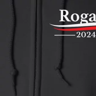 Rogan For President 2024 Full Zip Hoodie