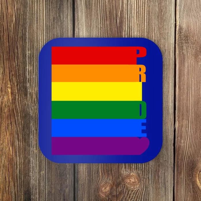 Rainbow Flag Pride Gift Coaster