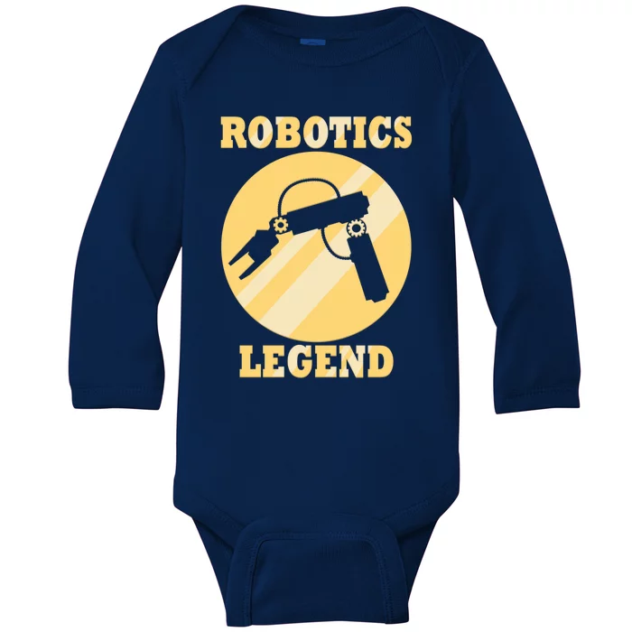 Robotic Funny Quote Engineering Mechanic Funny Gift Baby Long Sleeve Bodysuit