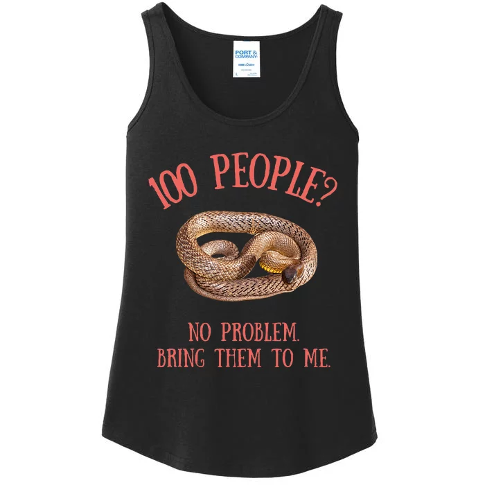 Retro Funny Quote Inland Taipan Snake Ladies Essential Tank