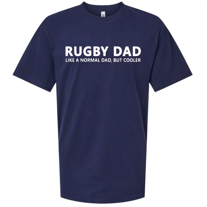 Rugby Father Rugby Dad Sueded Cloud Jersey T-Shirt