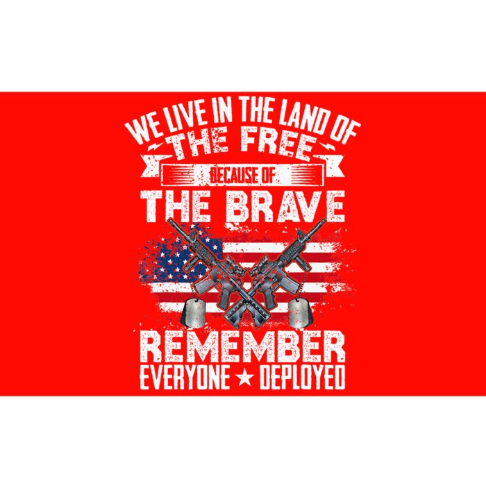 Red Friday Remember Everyone Deployed USA Flag Military Bumper Sticker