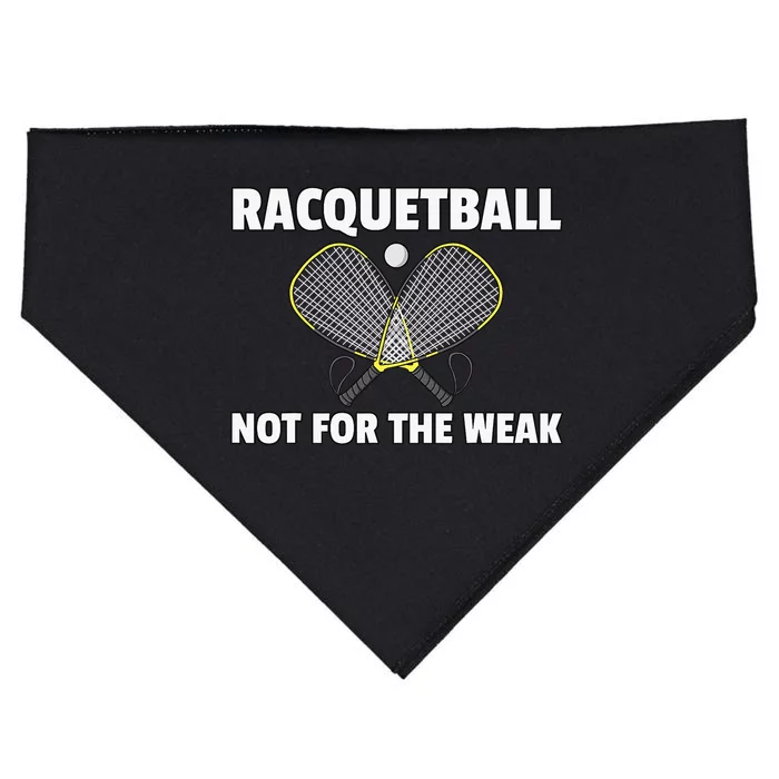 Racquetball Funny Racquetball Okayest Player USA-Made Doggie Bandana