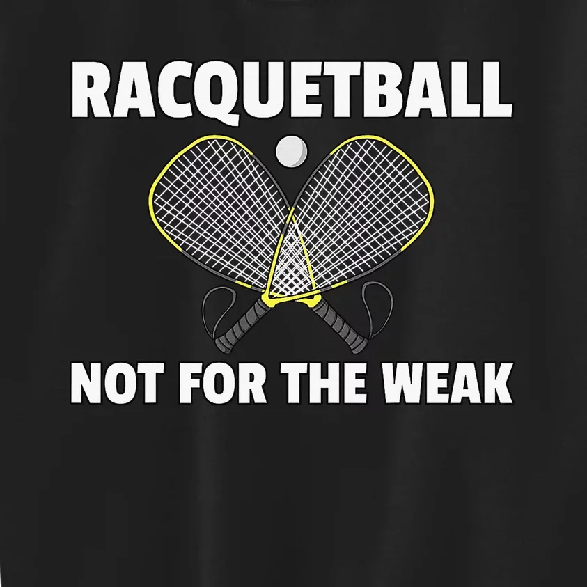 Racquetball Funny Racquetball Okayest Player Kids Sweatshirt