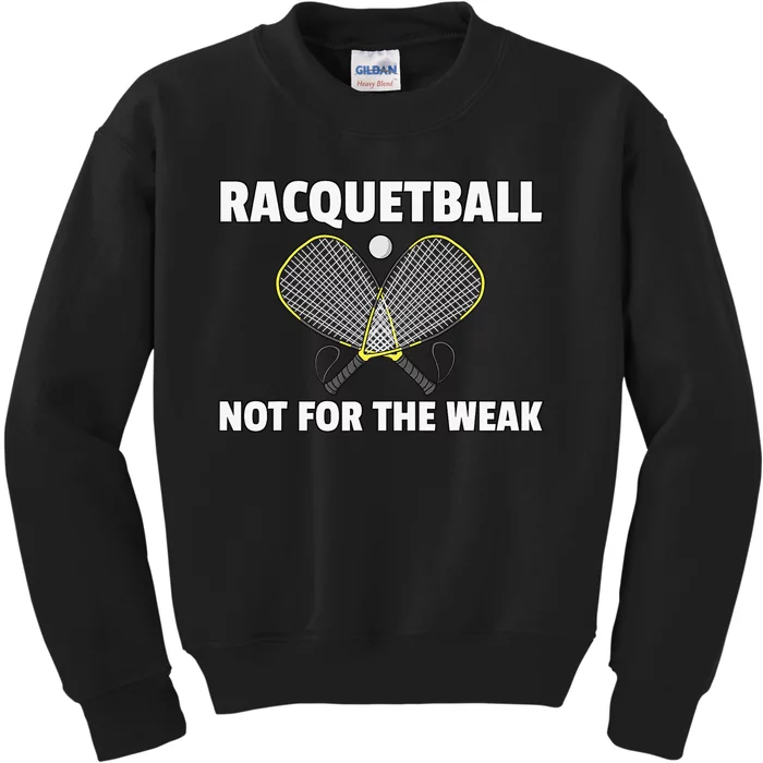 Racquetball Funny Racquetball Okayest Player Kids Sweatshirt