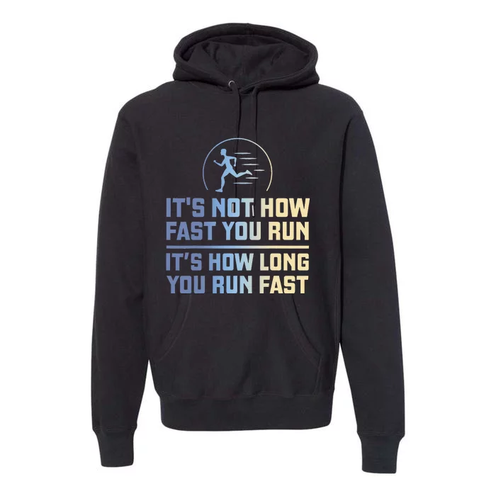 Running for Runners Heartbeat Gift Premium Hoodie