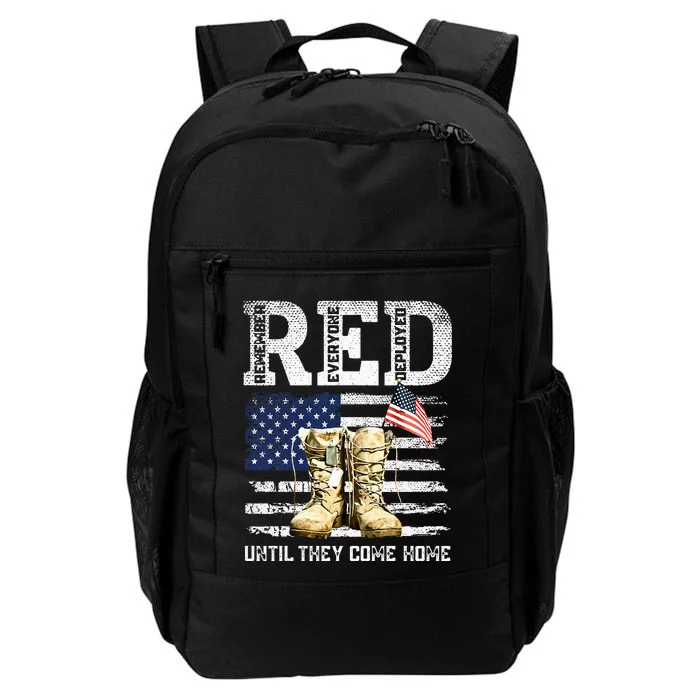 Red Friday Remember Everyone Deployed Every Friday Veterans Daily Commute Backpack