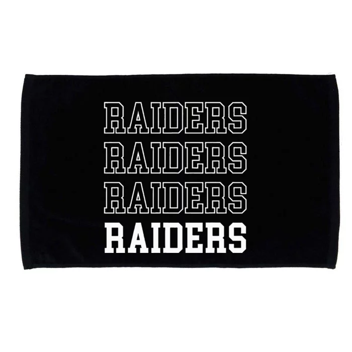 Raiders Fan Microfiber Hand Towel