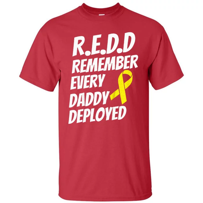 Red Friday Remember Everyone Deployed Military Gift Tall T-Shirt