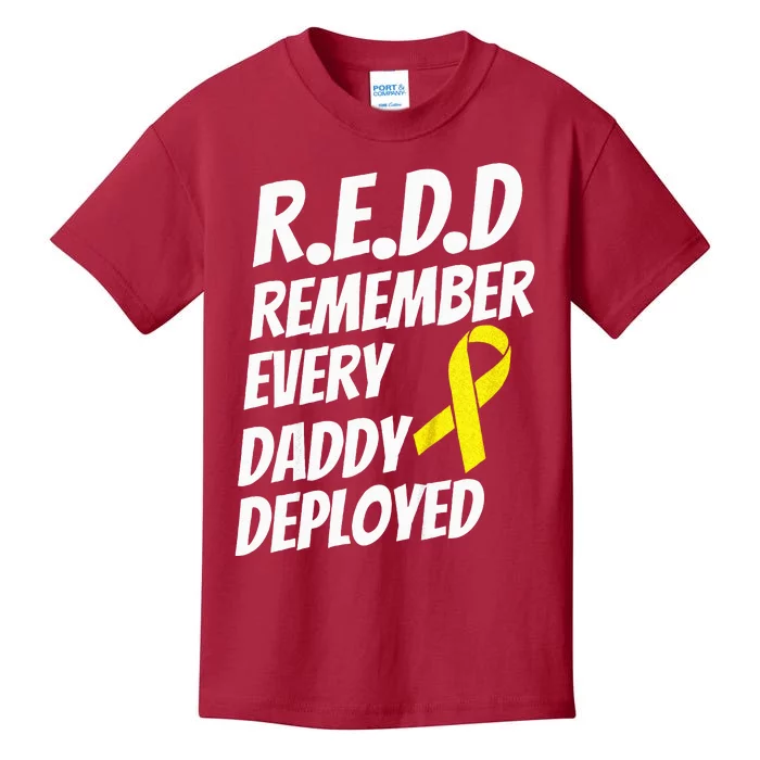 Red Friday Remember Everyone Deployed Military Gift Kids T-Shirt