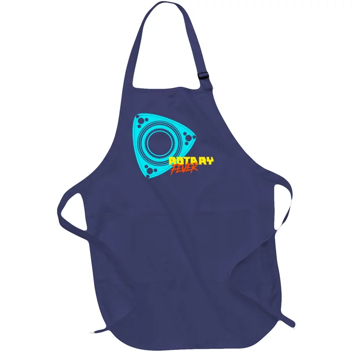 Rotary Fever Rotary Engine Gift Full-Length Apron With Pocket