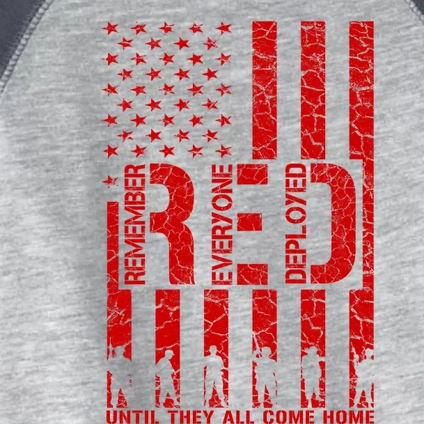 Red Friday Remember Everyone Deployed Hoodie Toddler Fine Jersey T-Shirt