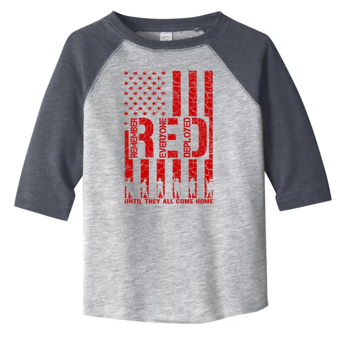 Red Friday Remember Everyone Deployed Hoodie Toddler Fine Jersey T-Shirt