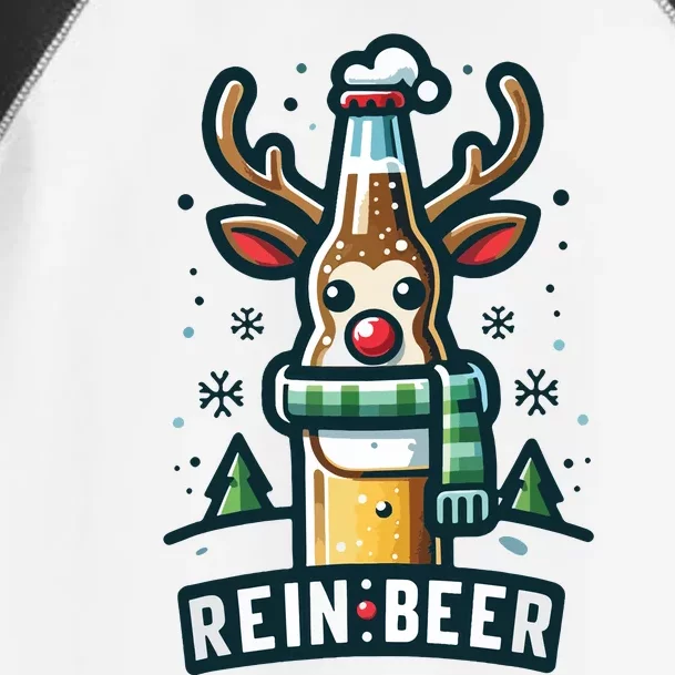 Reinbeers Funny Reindeer Beer Funny Christmas Drinking Toddler Fine Jersey T-Shirt