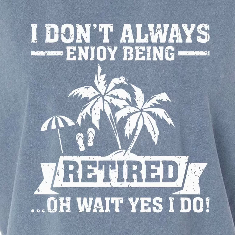 Retired Funny Retiree Funny Retirement Party Garment-Dyed Women's Muscle Tee