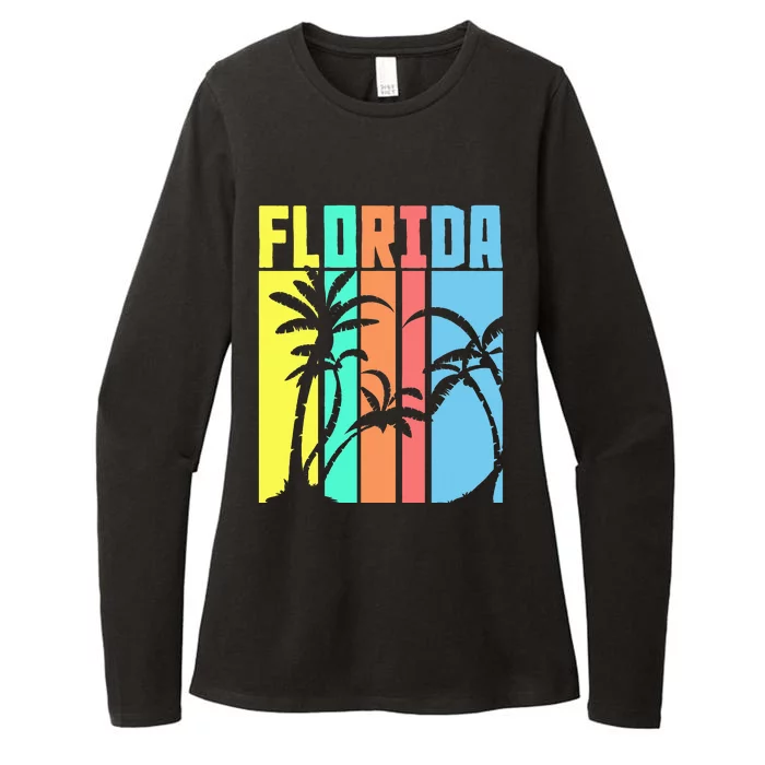 Retro Florida Womens CVC Long Sleeve Shirt