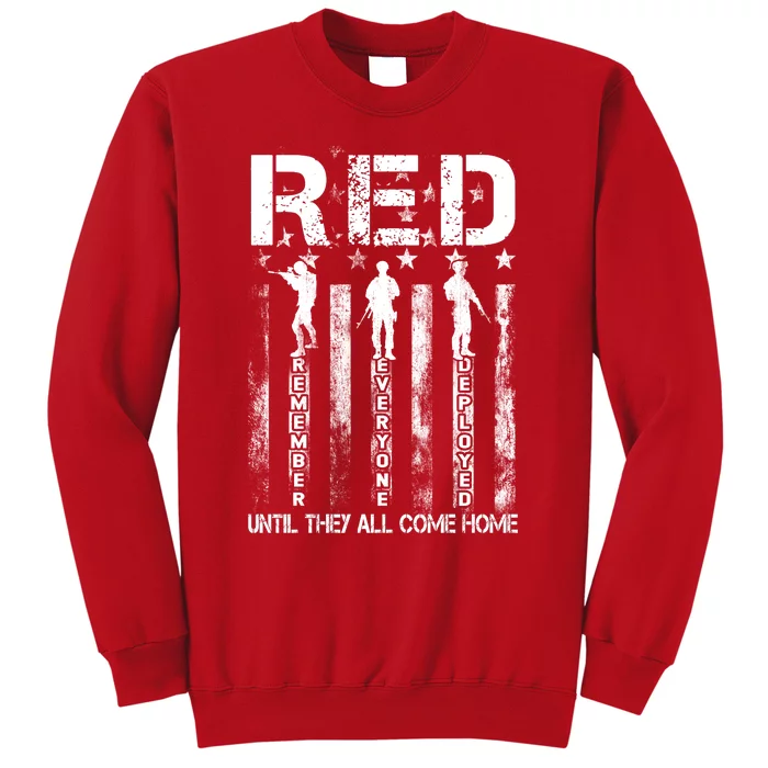 Red Friday Remember Everyone Deployed Sweatshirt