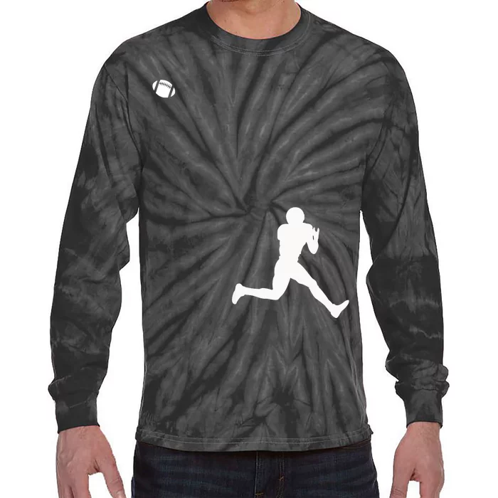 Receiver Football Tie-Dye Long Sleeve Shirt