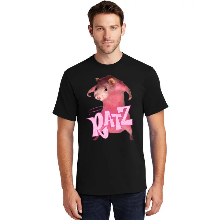 Ratz Funny Rat Funny Mouse Ratz Pink Ratz Mouse Meme Tall T-Shirt