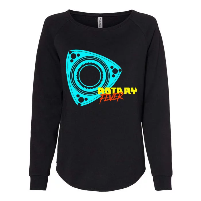 Rotary Fever Rotary Engine Womens California Wash Sweatshirt