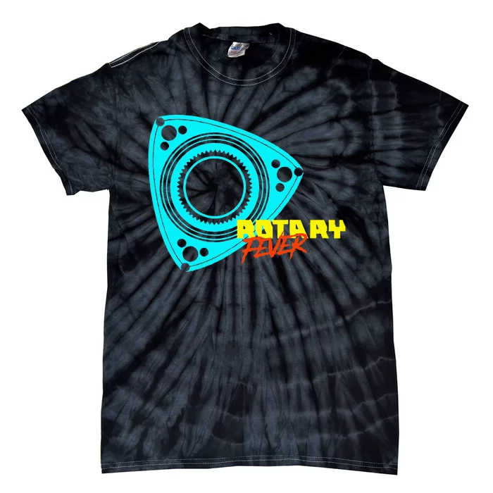 Rotary Fever Rotary Engine Tie-Dye T-Shirt